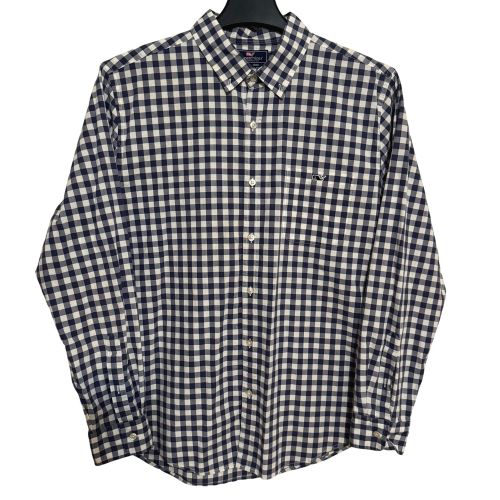 Vineyard‎ Vines Casual Button Down Shirt Mens L Preppy Slim fit Tucker Flannel